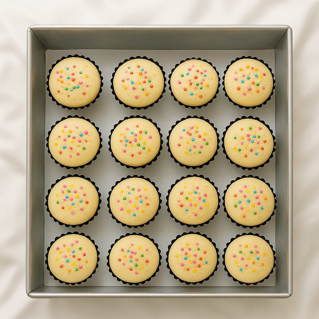 Vanilla Sparkle Cupcakes