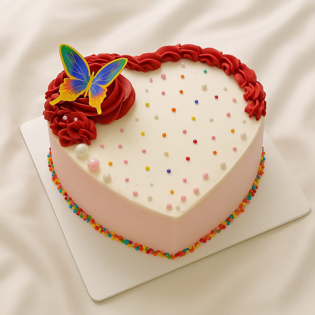 Heart of Joy – Handmade Celebration Cake by Proyash Children (Butterfly Edition)